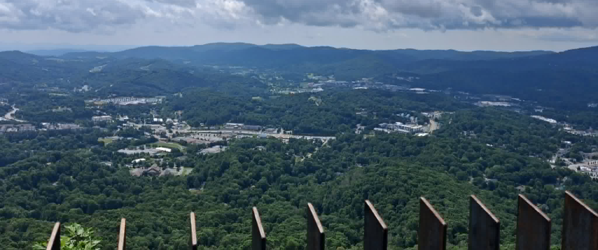 Howard Knob County Park view from New 2026 Skybridge